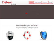 Tablet Screenshot of defero.pl